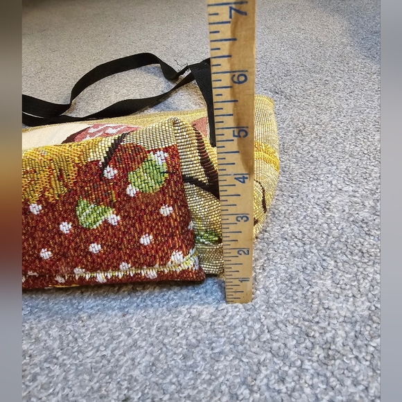 Handmade Owl Tapestry Handbag Nature Lightweight Cottagecore Boho - Picture 7 of 9